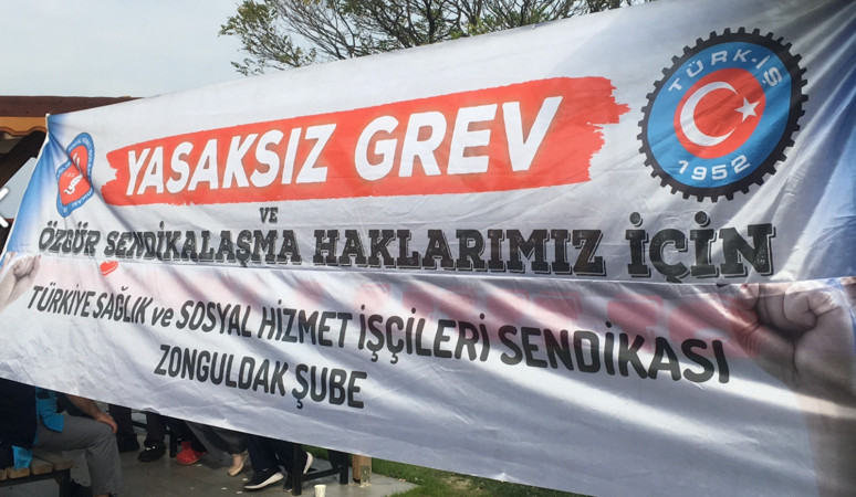 BEÜ Hastanesi’nde ücret krizi: Sağlık çalışanları iş bıraktı - Resim : 1