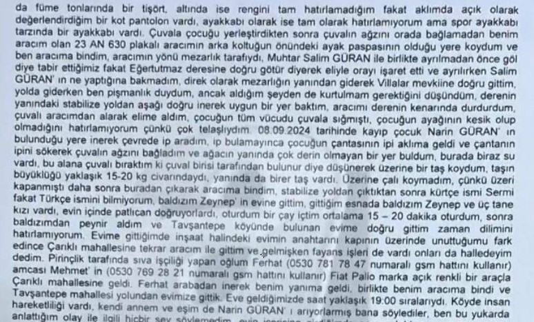 Gizli tanık olay anını tek tek anlattı! Narin Güran'ı gömüp çay içmiş! - Resim : 10