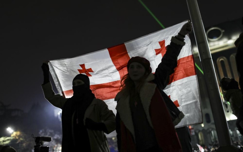 Gürcistan'da protestoların 9. günü 48 gösterici gözaltında