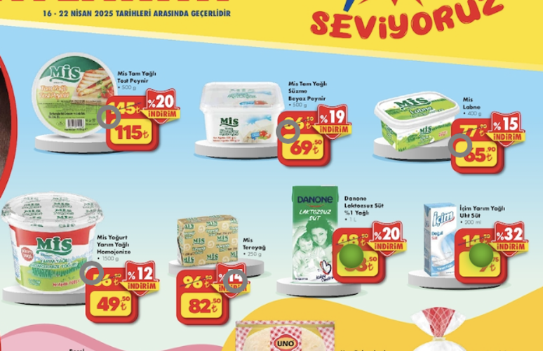 ŞOK süt ürünlerinde indirim başlattı! 22 Nisan'a dek sürecek - Resim : 1