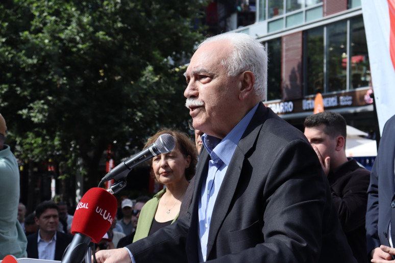Vatan Partisi'nden 'İsrail'e geçit yok' mitingi! Perinçek'ten Erdoğan'a: Madem başkomutansınız, Kürecik'e el koyun - Resim : 8