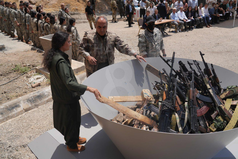 PKK silah bıraktı! İlk görüntüler gelmeye başladı... Aydınlık Irak'tan bildiriyor - Resim : 2