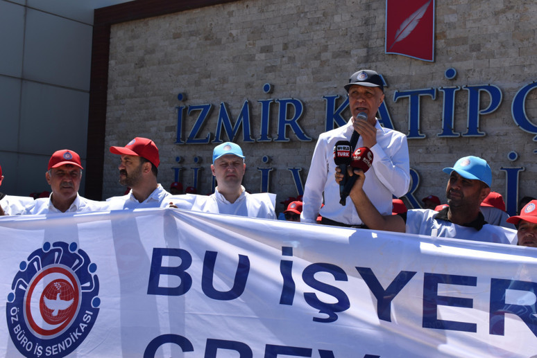 Kamu işçisi ilk grevi başlattı - Resim : 1