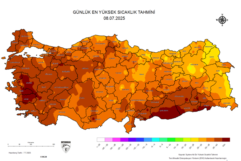 Meteoroloji’den hava durumu raporu: Yağış ve sıcaklık uyarısı - Resim : 4