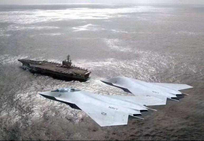 Pentagon ABD donanması için altıncı nesil hayalet savaş uçağını seçti - Resim : 1