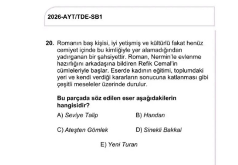 YKS'de hatalı sorular mı vardı? - Resim : 1