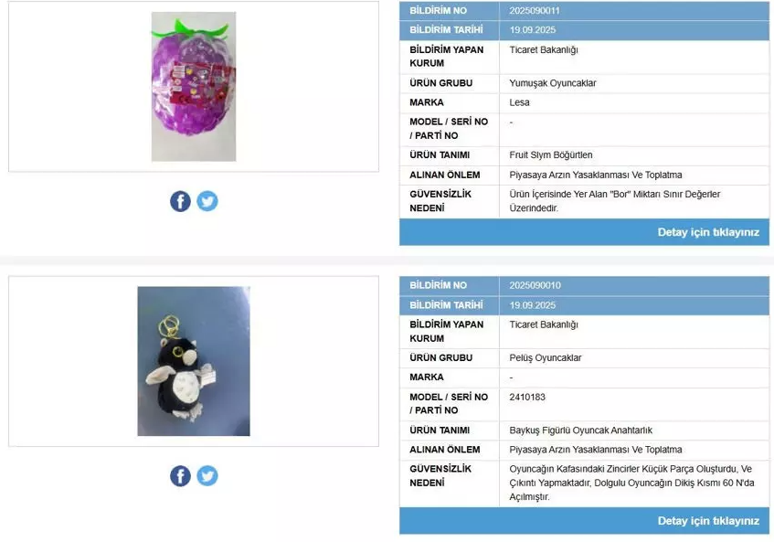 Piyasadan toplatılıyor: Bakanlık, o oyuncakların satışını yasakladı - Resim : 1