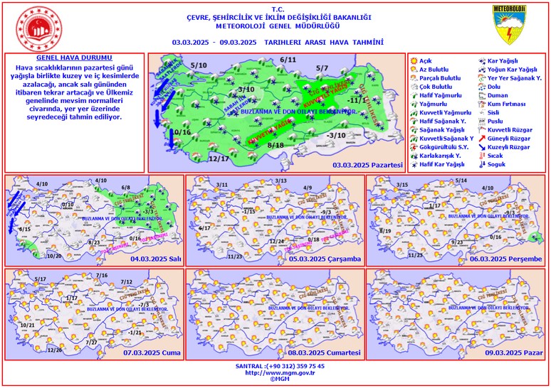 Meteoroloji'den kötü haber! Sıcaklık 5 derece düşecek: Kar ve sağanak geri döndü - Resim : 4