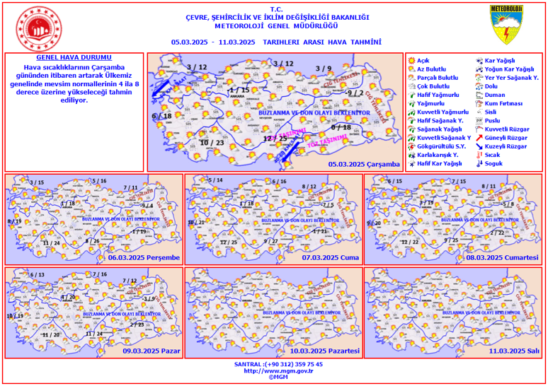 Sıcaklıklar yurt genelinde yükseliyor! Meteoroloji il il açıkladı: İşte 5 Mart 2025 Çarşamba hava durumu... - Resim : 4