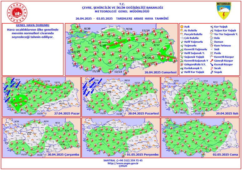Meteoroloji, hafta sonunun şanslı illerini açıkladı: Bu 8 il hariç her yerde yağış var! - Resim : 2