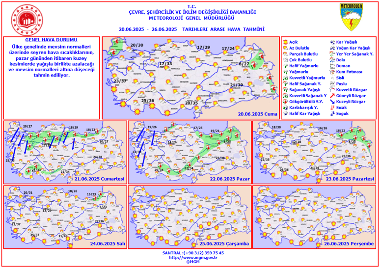 Yeni hava dalgası Türkiye’ye giriş yapıyor: Hafta sonu hava değişecek! - Resim : 1