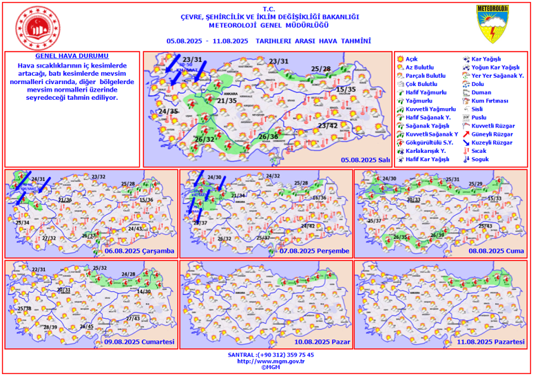Sıcak havalara ara: Yağış geliyor, serinleyecek iller belli oldu - Resim : 2
