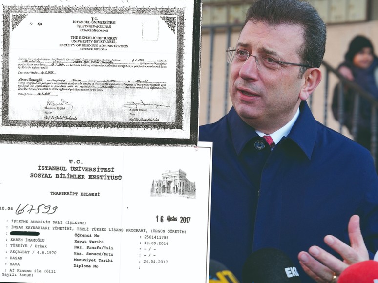 İmamoğlu ile birlikte diploması iptal edilen 27 kişi...