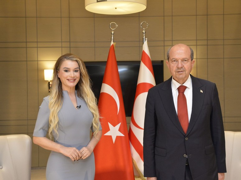 KKTC Cumhurbaşkanı ­Tatar Ulusal Kanal’a konuştu: İki devlet esasına göre işbirliğine hazırız