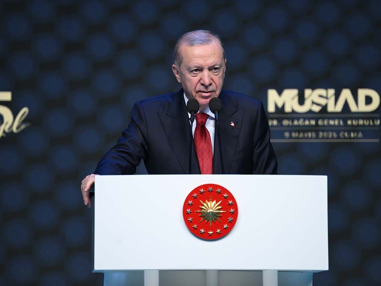 Cumhurbaşkanı Erdoğan MÜSİAD toplantısında konuştu: Kutuplaşmaya değil kucaklaşmaya ihtiyacımız var