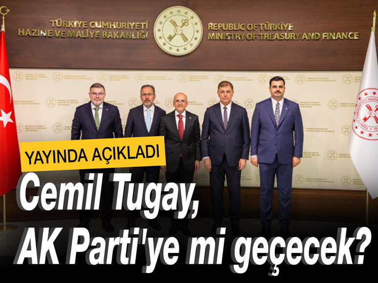 O görüşmesi gündem olmuştu...Cemil Tugay, AK Parti'ye mi geçecek? Canlı yayında açıkladı!