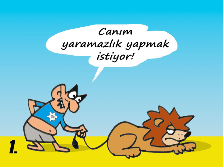 Akın Çavdarlı çizdi... İsrail aslanın kuyruğunu çekerse... - Resim : 1