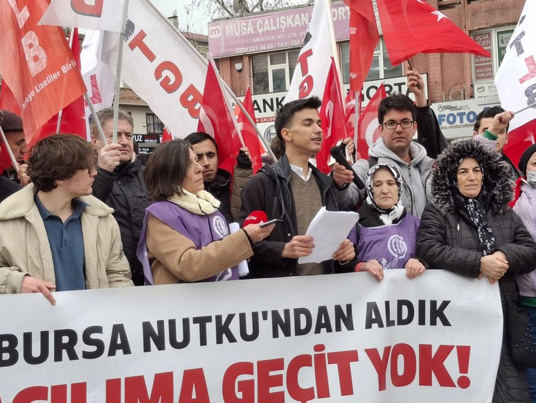 TLB ve CKD açılıma karşı meydana indi! Bursa Nutku yemini ettiler - Resim : 1