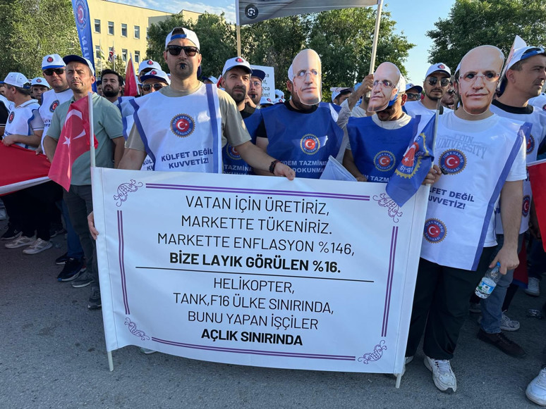 HARB-İŞ, Türkiye çapında meydana indi! Tank üreten işçiler kirasını ödeyemiyor - Resim : 2