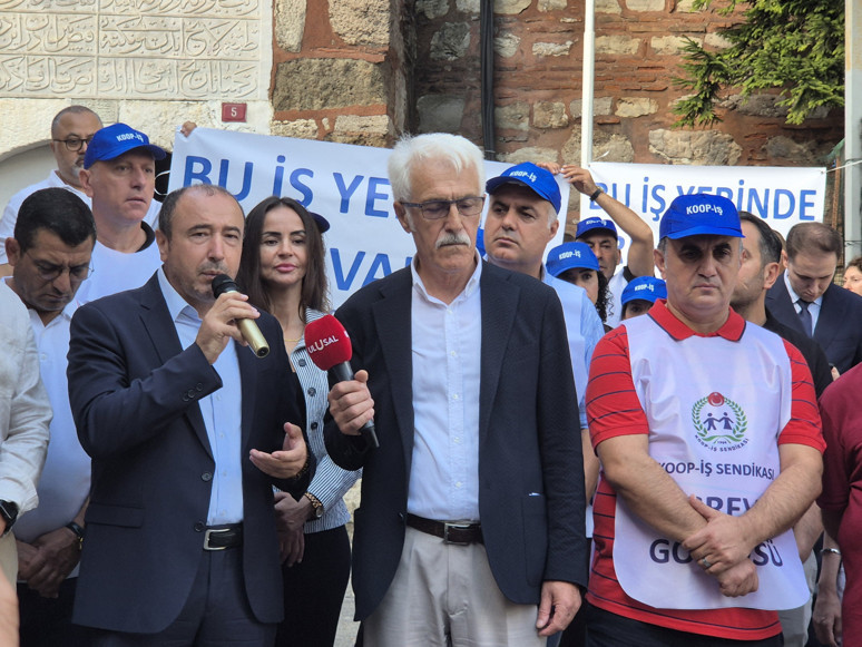 SYDV işçileri protokolün dışında bırakıldı! Koop-İş 1003 vakıfta greve çıktı - Resim : 2