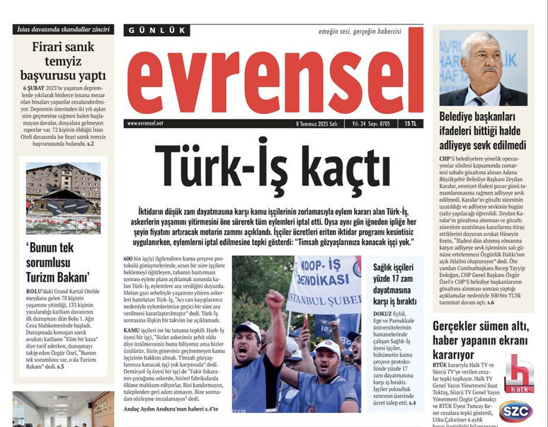 TÜRK-İŞ’ten örnek tavır! Emek ve Vatan mücadelesi kol kola - Resim : 3