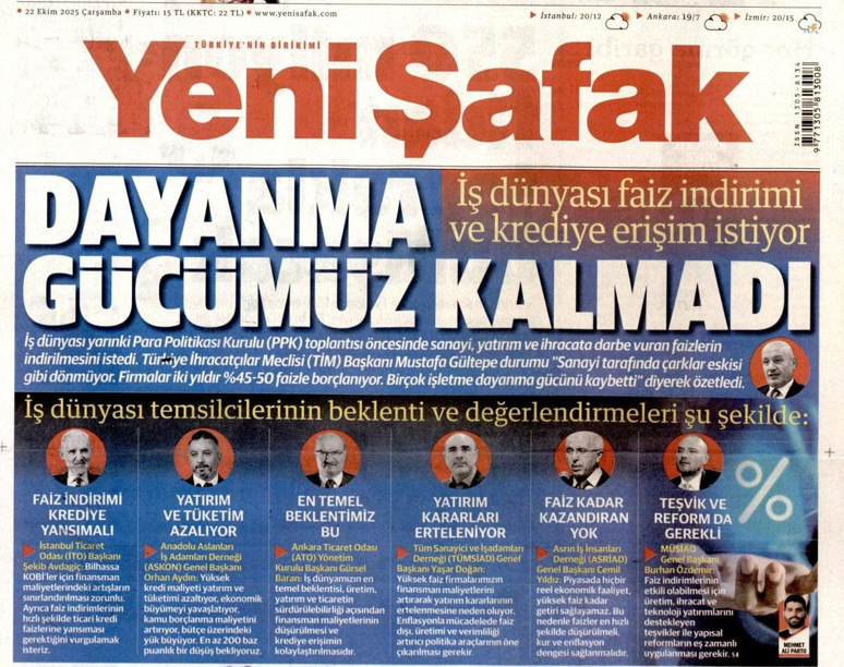 Yeni Şafak raised its hand in criticism of Mehmet Şimşek - Image: 1