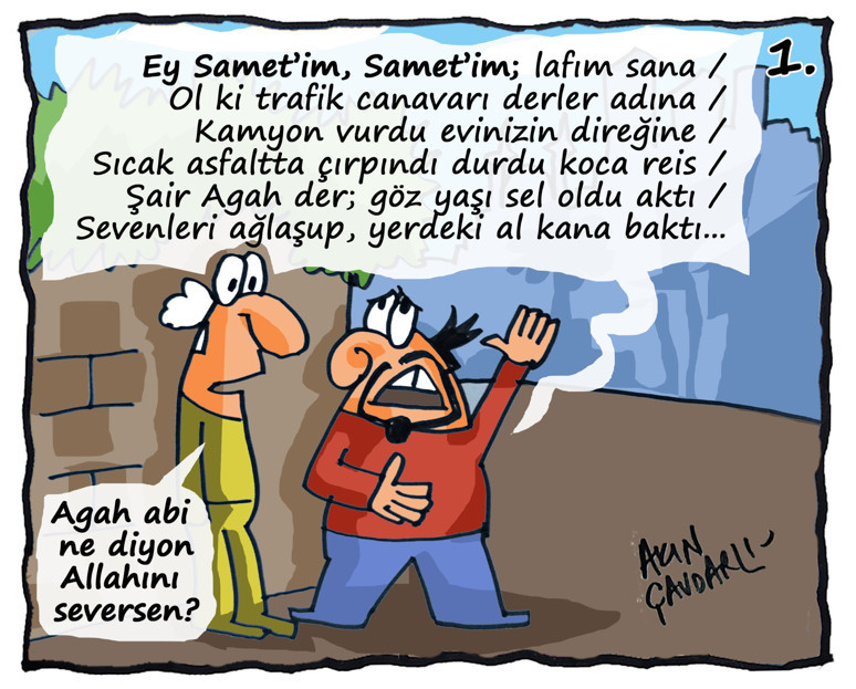 Karikatürle, şiirin ve şairin değerini taçlandırmak - Resim : 3