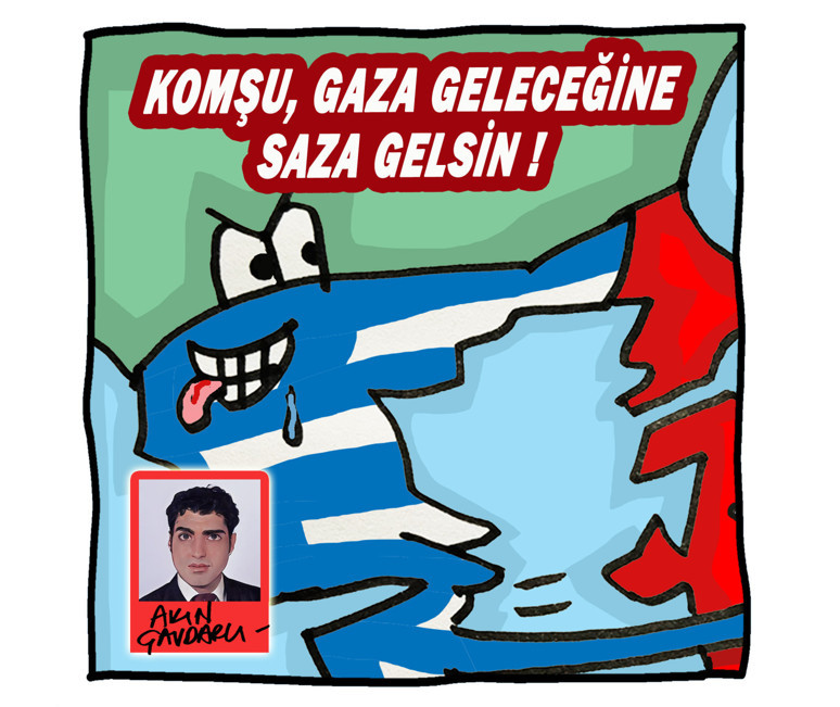 Komşu gaza geleceğine saza gelsin - Resim : 1