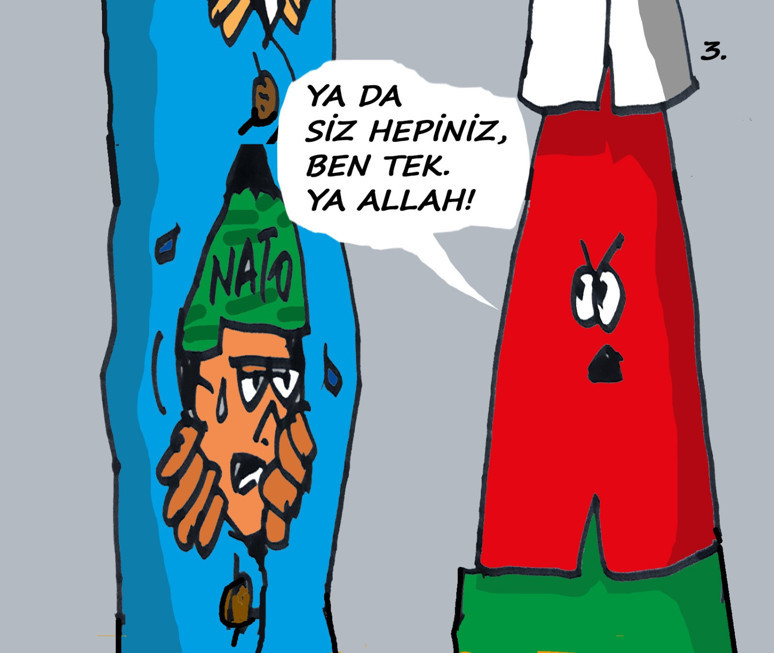 Akın Çavdarlı çizdi... Erkekseniz teker teker gelin... - Resim : 3