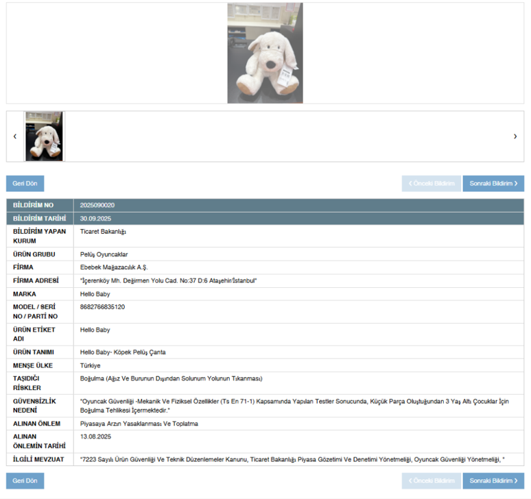 Ebebek mağazalarındaki o ürün yasaklandı! - Resim : 1