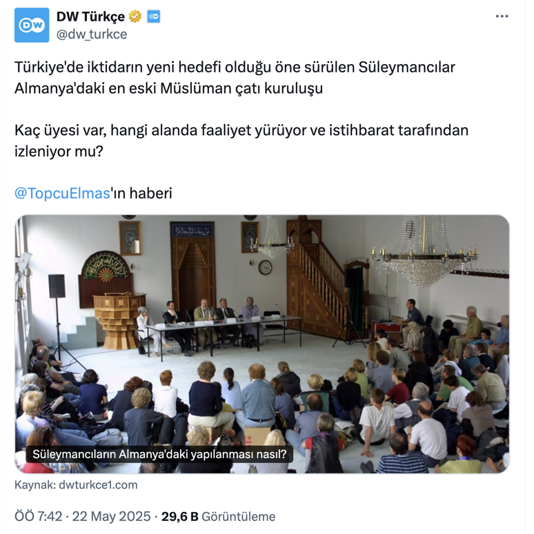 Alman devlet medyasından Süleymancılar itirafı: Alman devletiyle işbirliği yapıyorlar - Resim : 2