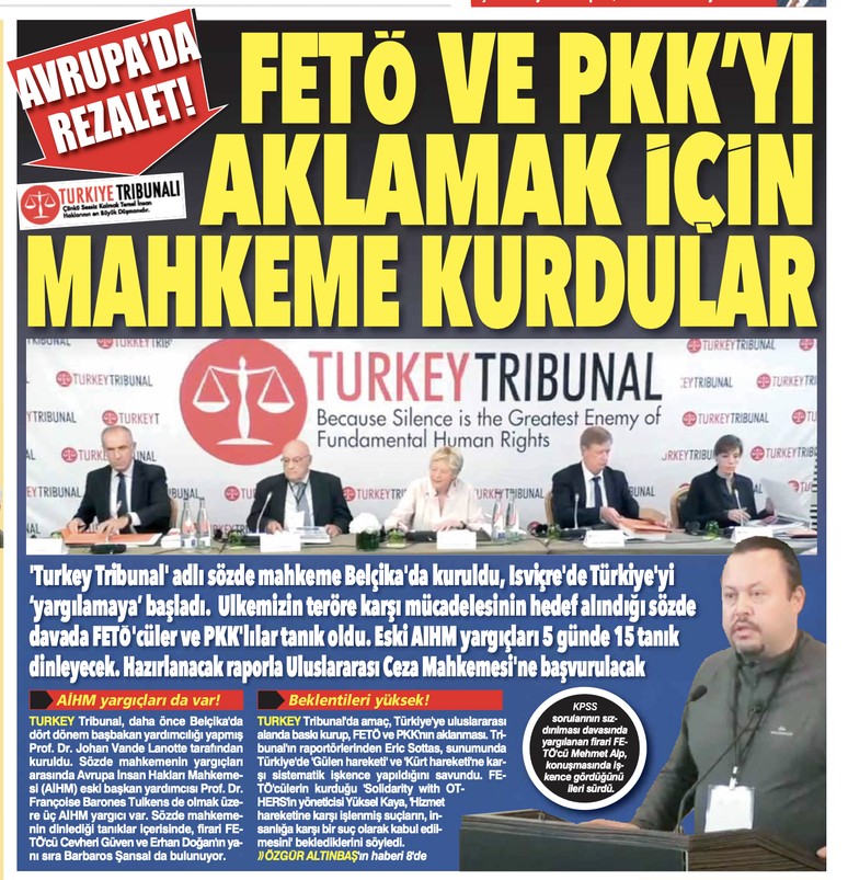 Avrupa’da Türkiye ‘sanık’ PKK ‘tanık’ oldu! Suriye’yi bölme ‘mahkemesi’ - Resim : 1