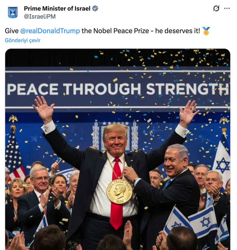 Netanyahu'dan Trump çağrısı! Sosyal medyada dikkat çeken paylaşım - Resim : 1