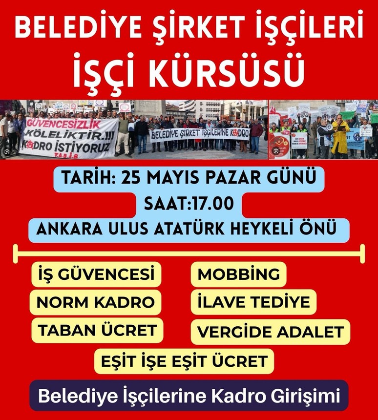 Belediye şirket işçileri meydanlara çıkacak! ‘Taşeronluğun adı değişti sorunlar aynı kaldı’ - Resim : 2
