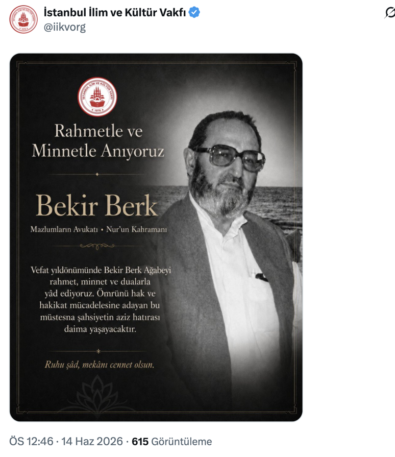 Nurcular içindeki kavganın odağındaki isim: Gladyo elemanı Bekir Berk’i andılar - Resim : 1