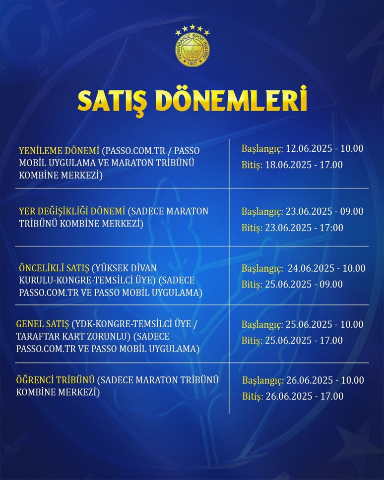 Fenerbahçe kombine fiyatlarını duyurdu! Yeni sezon fiyatları dudak uçuklattı - Resim : 2