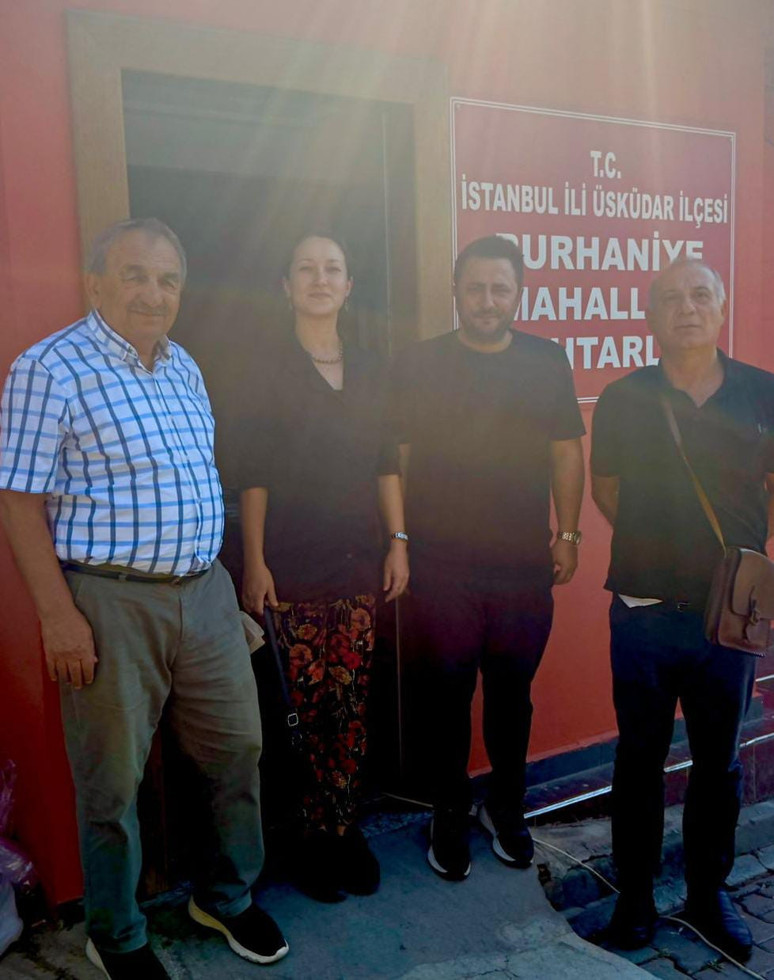 Süleymancıların Üsküdar'daki kaçak inşaatı! Vatan Partisi, Burhaniye muhtarıyla görüştü - Resim : 1