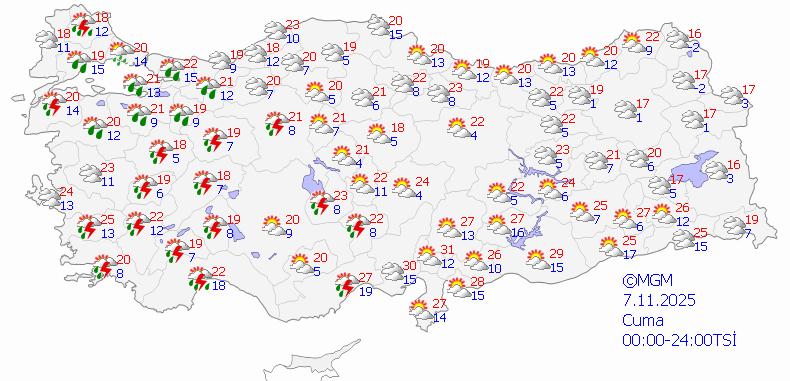 24 ile kritik uyarı geldi! Kuvvetli sağanak vuracak - Resim: 33