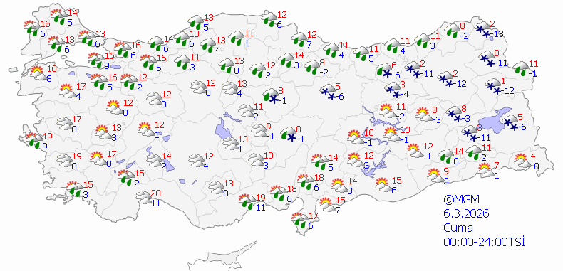 Cuma günü 13 ile kar geliyor! Resmi duyuru geldi - Resim: 22