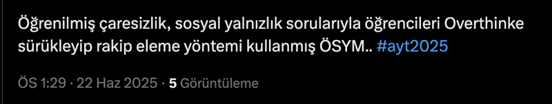 YKS AYT sınavı nasıldı? Alan Yeterlilik Testi 2025 AYT soruları zor muydu kolay mıydı? İşte adaylardan ilk yorumlar - Resim: 32