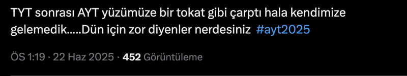 YKS AYT sınavı nasıldı? Alan Yeterlilik Testi 2025 AYT soruları zor muydu kolay mıydı? İşte adaylardan ilk yorumlar - Resim: 9