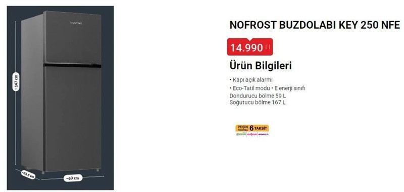 Ev kuracaklar dikkat! BİM'e beyaz eşya geliyor - Resim: 5