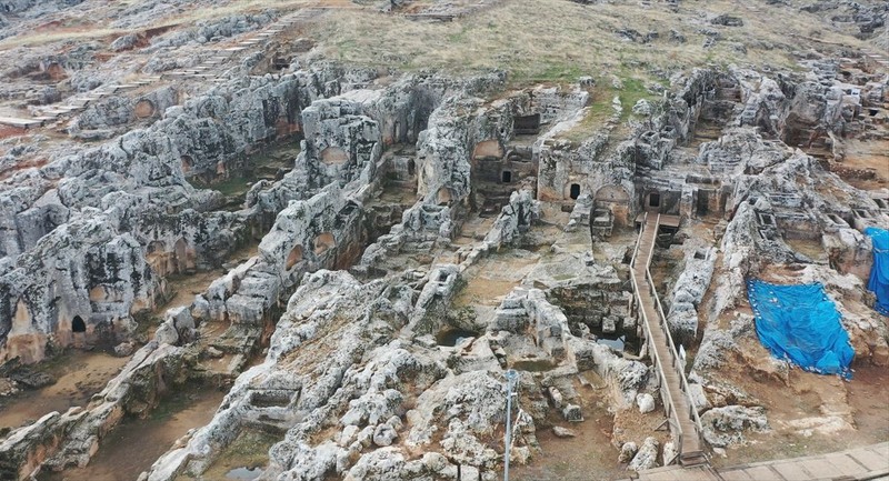 Perre Antik Kenti'nde 1800 yıl önceki üzüm işliği canlandırılacak - Resim: 10
