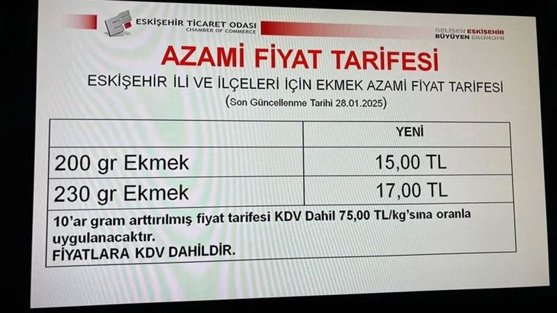 Eskişehir'de ekmeğe büyük zam! İşte yeni fiyatlar - Resim: 10