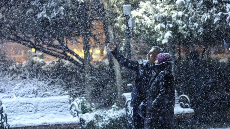 Lapa lapa kar geliyor! Meteoroloji 10 ili uyardı - Resim: 11