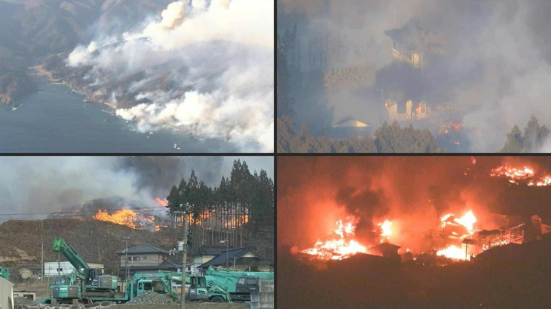Japonya cehennemi yaşıyor: 600 hektarlık alan küle döndü - Resim: 7