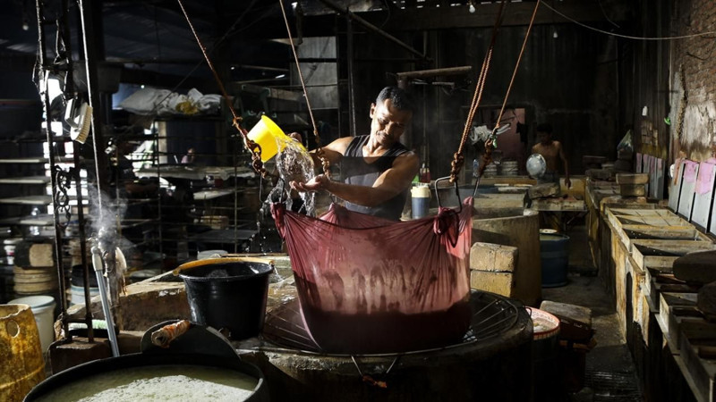 Endonezya'da geleneksel işçilik: Tofu ve tekstil - Resim: 12