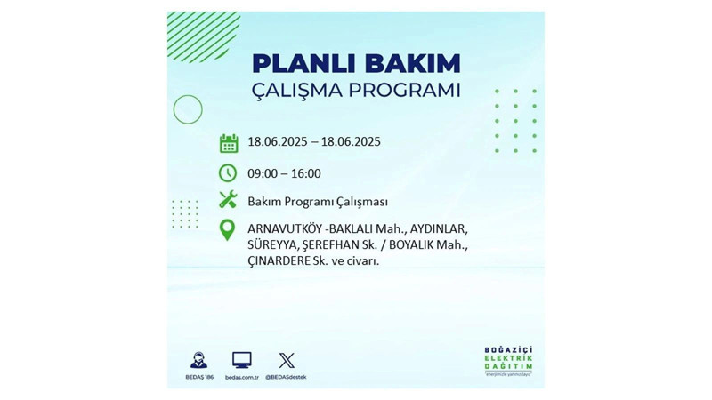 Elektrik kesintisi 9 saat sürecek: 18 Haziran elektrik kesintileri - Resim: 1
