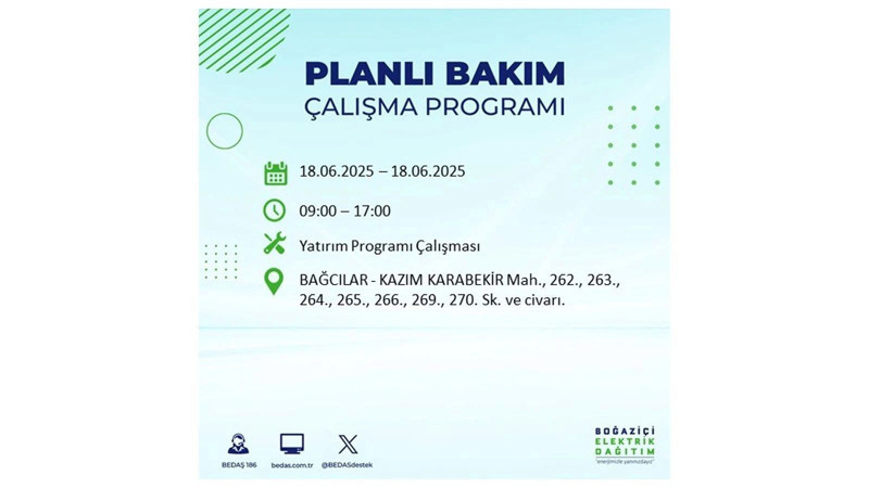 Elektrik kesintisi 9 saat sürecek: 18 Haziran elektrik kesintileri - Resim: 11