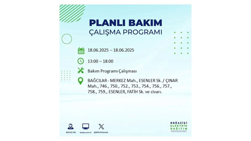 Elektrik kesintisi 9 saat sürecek: 18 Haziran elektrik kesintileri - Resim: 14